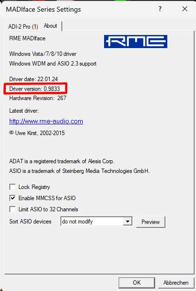 Remonte Controle pour ADI 2 DAC FS (Page 1) — ADI-2 & 2/4 Pro series ...